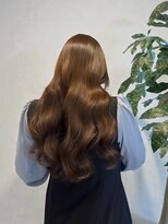 シエル バイ ケンジ 登戸 生田(CIEL by KENJE)&nbsp;韓国風レイヤーカットブラウンカラーレプロナイザー艶髪ロング