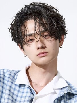 オーシャントーキョー 原宿(OCEAN TOKYO) 波巻きパーマメンズツイストスパイラルパーマセンターパート