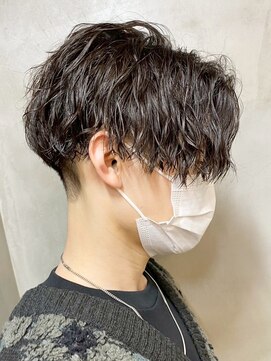 エリマ 横浜西口(elima) 横浜西口メンズショートツイストパーマスパイラルパーマゆるめ