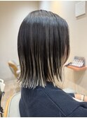 グラデーションハイライトボブ