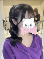 アイトーキョーエス 渋谷(AI TOKYO S)&nbsp;編み上げハーフツイン/韓国ヘア/ヘアメ/渋谷ヘアメ