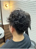 MEN’S HAIR/サーフカール/刈り上げセンターパート/印西市
