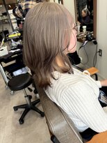 RICHAIR.NEU ブリーチ縮毛矯正/ハイトーン/ダブルカラー/髪質改善【4/20 OPEN(予定)】&nbsp;レイヤー裾カラー