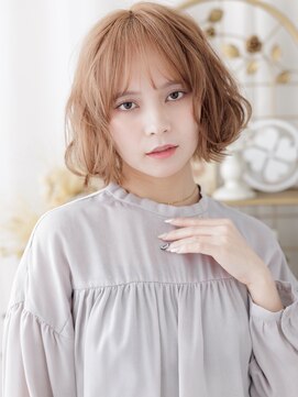 カバーヘア ブリス 北浦和(COVER HAIR bliss) ハイトーンカラーブリーチなしシャギーカットa北浦和20代30代