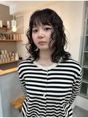 ミディアムスパイラルパーマ【mayu】【now as.明石】