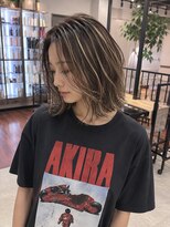 リーチェ(ReCHE by CAPA(旧：CAPA茅ヶ崎店）)&nbsp;ハイライトレイヤーカットダークパープル夏ミルクブラウン21