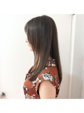 パティオン(PATIONN) 白髪染めに見えないおしゃれ染め風透明感カラーナチュラルロング