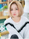 *EVE戸頭*攻め系！ハイトーンカラー★ワンレン大人ボブa