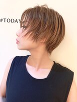 ヘアーワークス ヘルム 渋谷店(HAIR WORKS HELM)&nbsp;[HELM渋谷]前下がりショートボブ