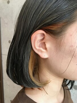ヘアーサロン クレア(Hair salon Crea) Crea【インナーカラー×オレンジ】