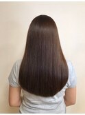 美髪×縮毛矯正×シースルーバング