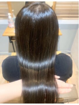 ジーナ 西荻窪(Zina) エアリーミディショートパーマ黒髪ホワイトアッシュ