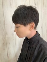 ヘブンリー(heavenly)&nbsp;セシルカットアッシュカラーツヤ感ノーブル前下がりショート