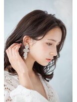 シェルベアー(Shell Bear)&nbsp;ラベンダーグレージュ くびれヘア グレージュ　前髪パーマ