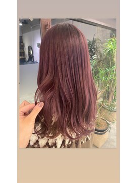 ヘアー ガーデン ルノン(Hair Garden Lunon) 透明感たっぷりシアーピンク