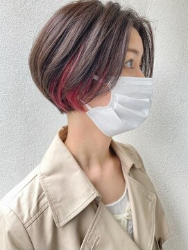 カサネ(casane) 【CASANE下北沢】インナーカラー×ショート【渡辺祐磨】