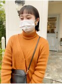 ミニボブ×外ハネ