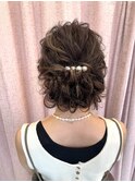 Takumi's hair アップスタイル