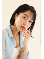 エクリ 麻布十番(equri)&nbsp;ぱつっと重めボブ