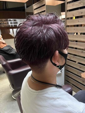 サロン クラッチ クリエイティブ コンセプト(salon CLUTCH creative concept) メンズショート〈ラベンダーグレージュ〉