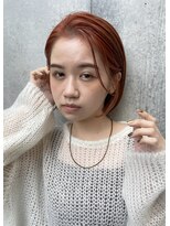 サク(Sac.)&nbsp;おしゃれボブ　オレンジベージュ　恵比寿sac. みつよ