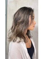 ソルトウォーター(SALT WATER) ダブルカラーでつくる シアーグレージュ