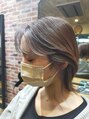 チルヘアー(CHILL hair)&nbsp;フェイスフレーミングと動きのあるミディアムレイヤー