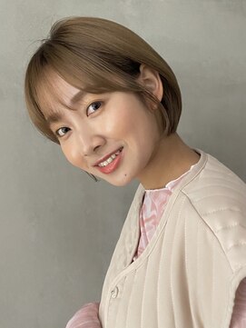 イミ(imi) 大人ボブ/グレージュカラー/似合わせカット/髪質改善[登戸]