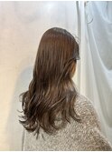 韓国風ベージュヘア