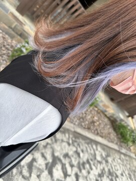 ワンダービューティー オヤマ(WonderBeauty OYAMA) ノブ×インナーカラー（パープル）