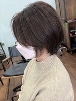 ナナ バイ ピケ(nana by pique)&nbsp;愛されモテブラウン×ひし形ショート/ヘルシースタイル