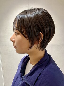 アーツ 茅ヶ崎(arts) ショートカット20代30代40代前髪あり面長丸顔ショートボブ