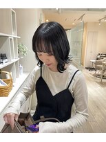 リア(li‘a)&nbsp;【li’a】切りっぱなしボブ × lavender greige