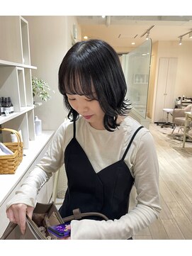 リア(li‘a) 【li’a】切りっぱなしボブ × lavender greige