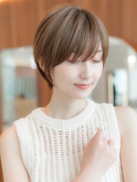 オースティン 流山おおたかの森(AUSTIN) 大人かわいい前髪セシルカットココアブラウンフリンジウェーブ