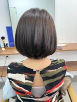 ランプ(Lamp) 【白髪染め可】ボブショート ビフォアー&アフター/白髪ぼかし