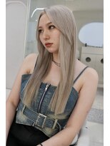 ガガ 心斎橋(GAGA)&nbsp;韓国/ハイトーンカラー/ワンホンヘア/レイヤーカット/髪質改善