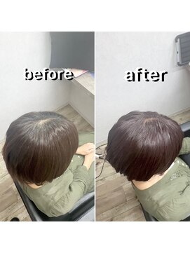 シュガー バイ エクラート 立川南口店(SUGAR by ECLART) 【髪質改善】イルミナカラー白髪ぼかし【立川】