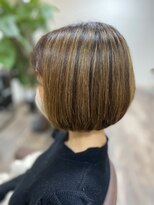 ヘア ナヴォーナ 大浦店(hair NAVONA)&nbsp;ボブスタイル(ハイライト)