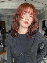 ナループロアツム(Nalu pu loa Tsum)&nbsp;ブリーチなしダブルカラー/レイヤー/暖色カラー/