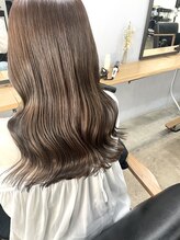 スリー(Three) 【Three萩原/大分/miya】明るめグレージュカラー