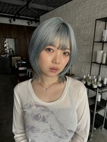 クラン バイ ナチュラル(clan by Natural)&nbsp;水色カラー/ブルーカラー/ショートウルフカット