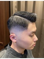 ヒロギンザ 六本木店(HIRO GINZA)&nbsp;サイドパート×スキンフェード