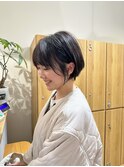 【リアン】小顔似合わせショート/暗髪/ダークブラウン
