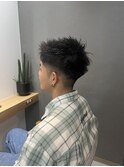 短髪/ソフモヒ風/刈り上げ/アップバング