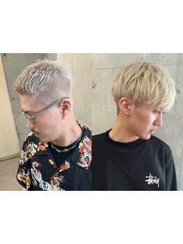 [メンズ限定クーポン有]ビジネスなメンズカット/カジュアルなパーマ＆ハイトーンなど幅広いメンズから人気