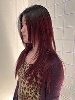 ローエ バイ デコ(Rohe by DECO)&nbsp;【廣川】ハッシュカット/レイヤーカット/地毛残しレッドカラー
