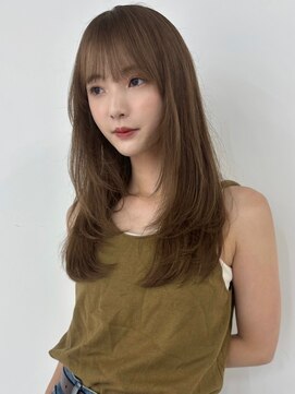 ユーフォリア 新宿店(Euphoria) 韓国ヘア似合わせレイヤーカット前髪顔周りカット大人美人