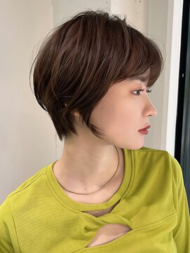 メゾンドムニ 恵比寿(Maison de MUNi) 大人可愛いショートチョコレートカラー