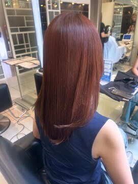 エアー 神戸(AIR) orange brown＊顔まわりレイヤー